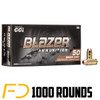 Blazer Ammunition .40 S&amp;W, 165gr, FMJ - 1000 Rounds [MPN: 5210]
