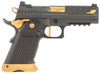 Fusion Firearms XP Pro 9mm, 4" Gold Bull Barrel, Optic Ready, 17 rnd - Black [MPN:XP9BLKG]