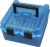 Mtm Deluxe Ammo Box R100mag24  100r Wsm/wssm Blu