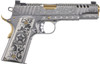 Auto-Ordnance Texas Ranger Special Edition .45 ACP, 5" Gold Plated Barrel, 7 rnd - Engraved Stainless [MPN:1911TCAC17]