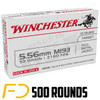 Winchester 5.56X45MM, 55gr, FMJ - 500 Rounds [MPN: WM193K] - Free Shipping