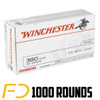 Winchester .380 ACP, 95gr ,FMJ - 1000 Rounds [MPN: Q4206]