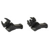 Fab Defense (usiq) Front And Rear Set Of Offset Flipup Sights Fxfrbsosb Front&rear Blk