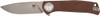 Cobratec Edc Scout Bar Lock  3.12" Mocha Stainless Steel