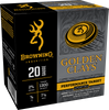 BROWNING GELDEN CLAYS 20GA, 2.75in. 7/8 OZoz. #7.5 Shot,  - 25 rounds [MPN: BGC207]