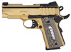 Girsan MC1911 SC .45 ACP, 3.4" Barrel, 6 rnd - Gold [MPN:390133]
