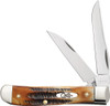 Case Knives 6.5 Bone Stag  Mini Trapper