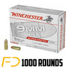 Winchester 9MM, 115gr, FMJ - 1000 Rounds (5 boxes of 200) [MPN: USA9WY]