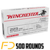 Winchester USA .223 Remington, 55gr, FMJ - 500 Rounds [MPN: 020892213111] - Free Shipping