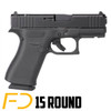 Glock 43X MOS, 9MM, 3.41" barrel, 15 Round - Black [MPN: UX4350203FRMOS]