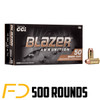 Blazer Ammunition .40 S&amp;W, 180gr, FMJ - 500 Rounds [MPN: 5220] - Free Shipping