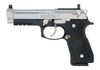 Langdon Tactical Beretta 92 Elite 9mm, 4.7" Barrel, Optic Ready, 18 rnd - Stainless/Black [MPN:92E2TJNRR]