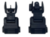 Ncstar Picatinny Low Profile Front And Rear Sight Set Nc Vg166  Ar Flup Up Frt & Sgt