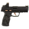 Sig Sauer P322 Rose .22 LR, 4" Barrel, ROMEO-RS, 20 rnd - Black [MPN:322C-ROSE-RS]