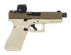 Glock G19X V 9mm, 4" Threaded Barrel, Vortex CCW Defender, 17 rnd - Sand [MPN:UV1950703XNAPV]