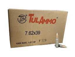 Tulammo 7.62X39MM, 122gr, FMJ - 1000 Rounds (Case) - Firearms Depot