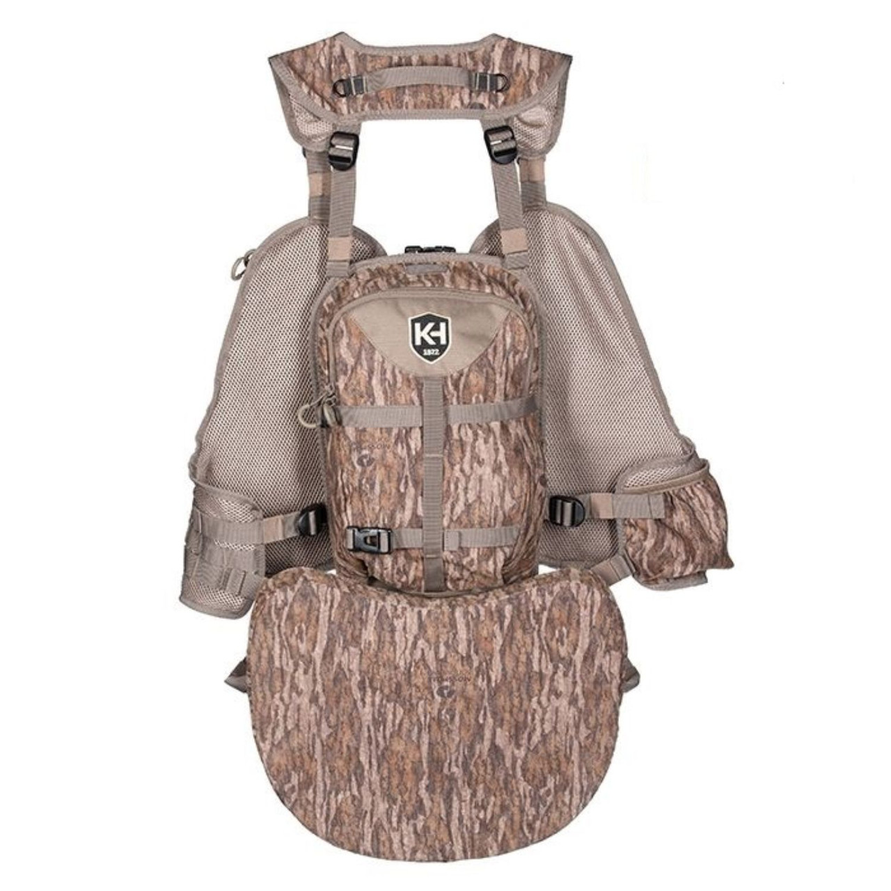 Knight and Hale Run N Gun 300-BL Turkey Vest-MO Bottomland