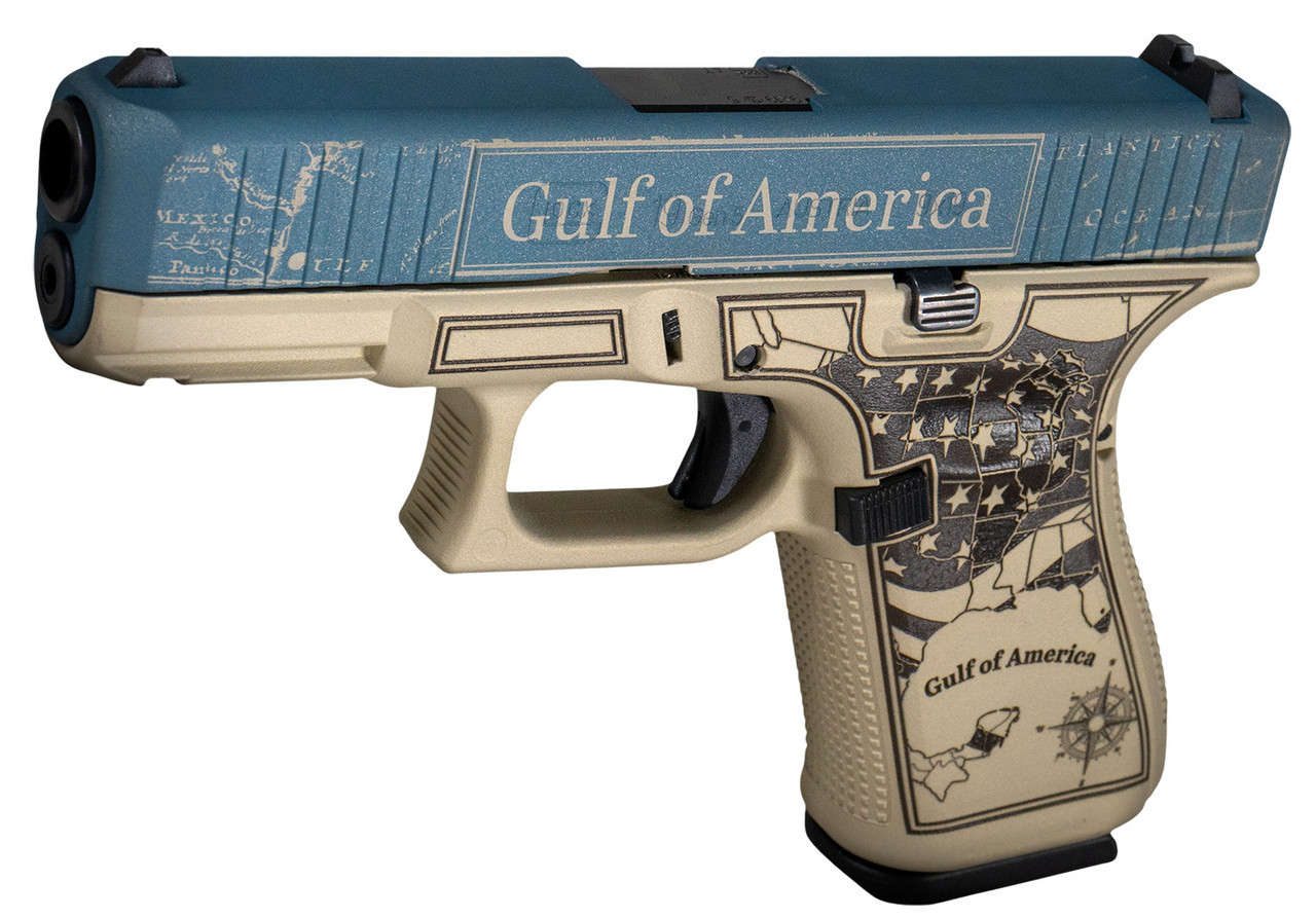 Glock G19 Gen 5 Gulf of America 9mm, 4.02