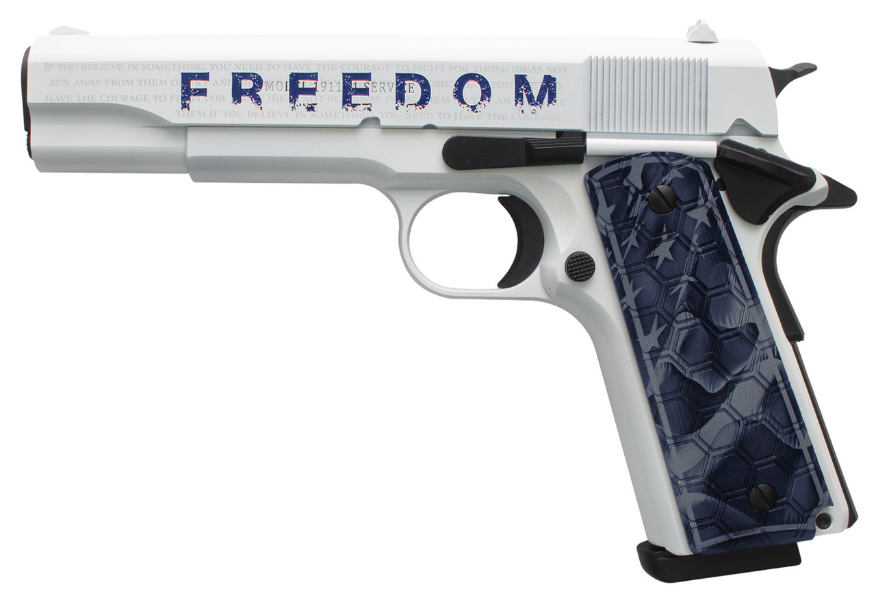 専用出品です。（ yoshirin 様 ） French Baroque Springfield 1911 Garrison 9mm White Chrome frame with 2