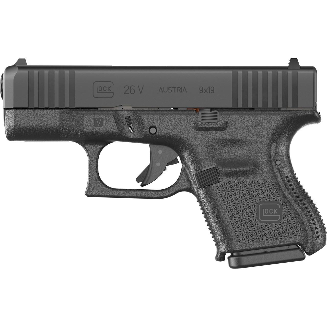 Glock 26,Gen V, 9mm, 3.4
