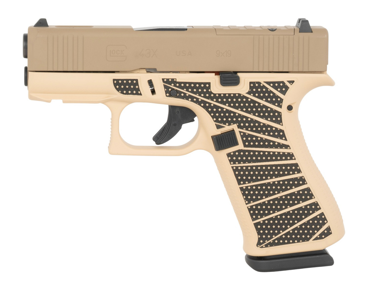 Glock G43X 9mm, 3.41