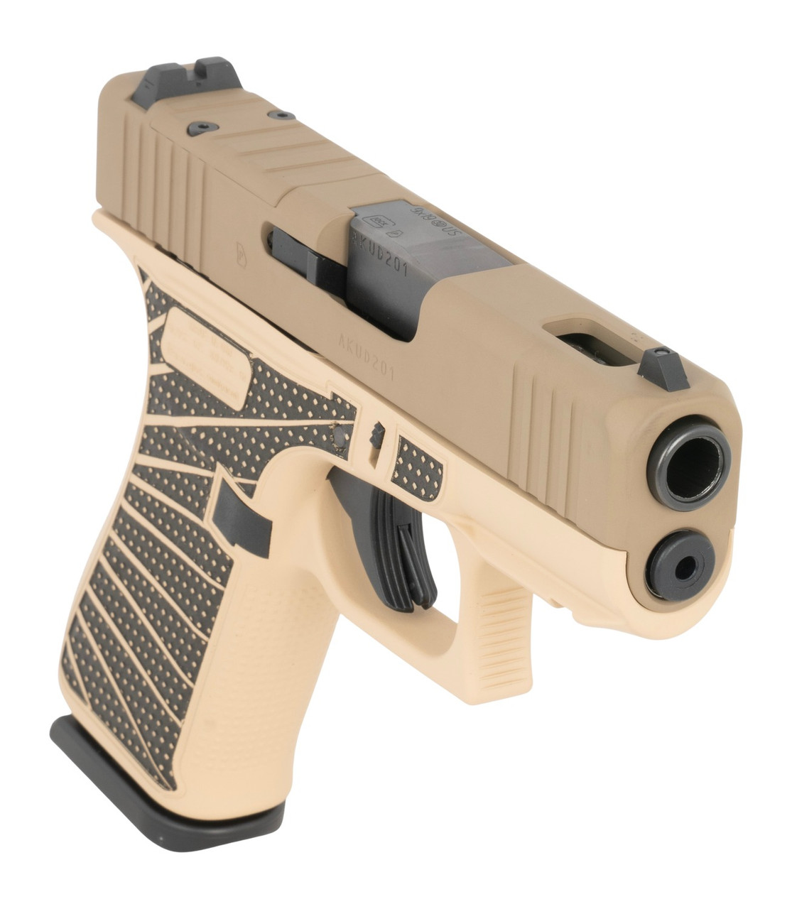 Glock G43X 9mm, 3.41