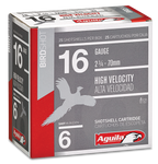 Aguila High Velocity 16 GA, 2-3/4in. 1-1/8oz. 1-1/4 Shot - 25 Rounds [MPN: 1CHB1606]