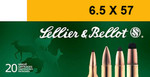 Sellier &amp; Bellot 6.5X57MM, 131gr, SP - 20 Rounds [MPN: SB6557A]
