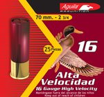 Aguila High Velocity 16 GA, 2-3/4in. 1-1/8oz. 1-1/4 Shot - 25 Rounds [MPN: 1CHB1607]