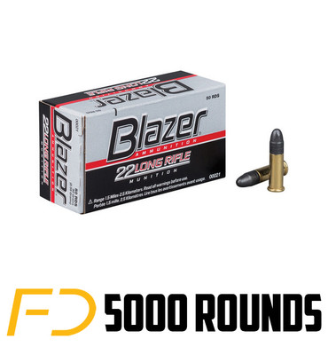CCI High Velocity .22 LR, 40gr, LRN - 5000 Rounds (Case)