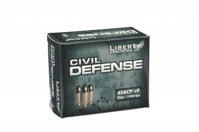 Liberty Ammunition Civil Defense .45 ACP, 78gr, HP - 20 Rounds [MPN: LACD45013BC]