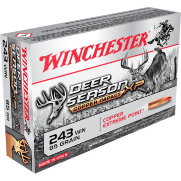 Winchester Deer Season .243 WIN, 85gr, LF - 20 Rounds [MPN: X243CLF]