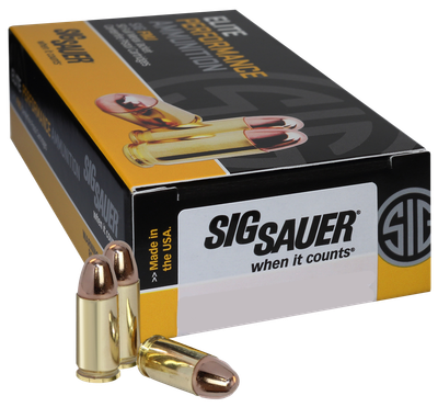 Sig Sauer Elite Performance Ball .40 S&W, 180gr, FMJ - 50 Rounds [MPN: E40SB250]