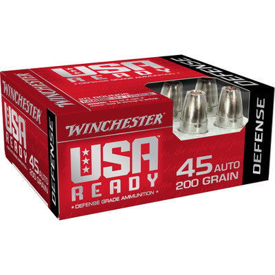 Winchester USA Ready .45 ACP, 200gr, HP - 20 Rounds [MPN: RED45HP]