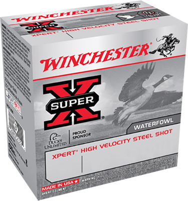 Winchester Super-X Xpert HV Steel 12 GA, 2-3/4in. 1-1/8oz. #6 Shot, - 25 rounds [MPN: WEX12H6]
