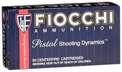 Fiocchi Shooting Dynamics 9X18MM MAKAROV, 95gr, FMJ - 50 Rounds [MPN: 9MAK]