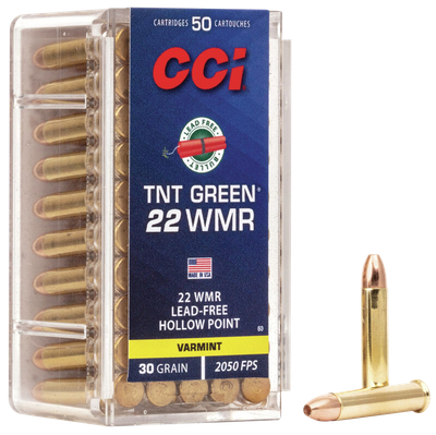 CCI Varmint TNT Green .22 WMR, 30gr, HP - 50 Rounds