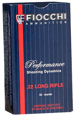 Fiocchi .22 LR, 40gr, HP - 50 Rounds [MPN: 22FHPSUB]