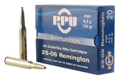 PPU Standard .25-06 REM, 100gr, PSP - 20 Rounds [MPN: PP2506P]