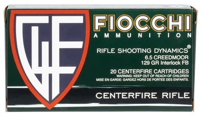 Fiocchi Field Dynamics 6.5 CREEDMOOR, 129gr, PSP - 20 Rounds [MPN: 65CMB]