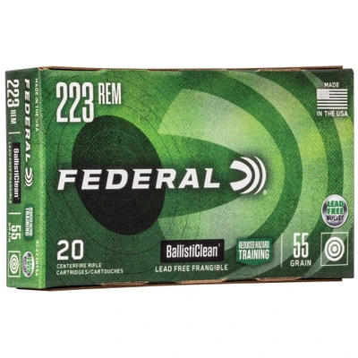 Federal Ballisticlean .223 REM, 55gr, FRANGIBLE - 20 Rounds [MPN: BC223NT5A]