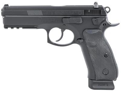 CZ 75 SP-01 Tactical 9mm, 4.6" Barrel, 19rd, Black, FO Front, Ambi Decocker