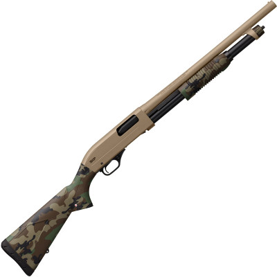 Winchester SXP Woodland Defender 20 Gauge 18quot 5Rd FDE Pump Shotgun