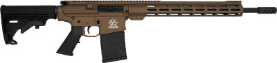 Great Lakes Firearms & Ammo Ar10 Rifle .308 Winchester 18" 10rd Bronze Nitride Bbl