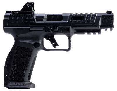 Canik SFX Rival 9mm 5quot Barrel 18rd Black FO Front Includes Red Dot Dark Side Finish