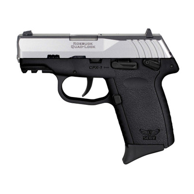 SCCY CPX-1 GEN3 9MM 3.1" BARREL 10-ROUNDS BLACK/STAINLESS MANUAL SAFETY