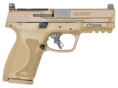 SMITH amp WESSON MampP 9 M20 COMPACT 9MM 4quot BARREL 15ROUNDS FDE OPTICS READY NMS