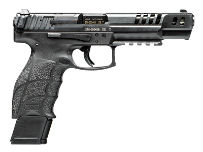 HK VP9 Match Optic Ready 9mm Luger 551quot 201 4 Black Polymer Frame amp Grip with Black Steel Slide 81000555