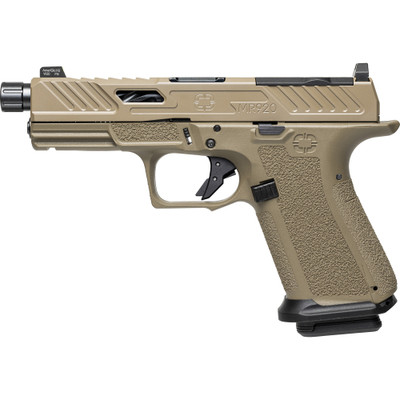 Shadow Sys Mr920 Elite 9mm  Optic Cut Threaded Dlc Bbl Fde