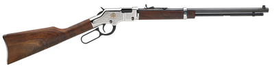Henry H004AB Golden Boy American Beauty Lever Action 22 ShortLongLR 16 LR21 Short 20quot Octagon Barrel Nickel Plated American Walnut